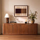 Calenor Fluted Rectangular Media Console (72")