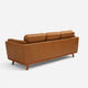 Thane Brown Genuine Leather Sofa (87")