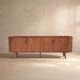 Esmond Fluted Oval Media Console (78")
