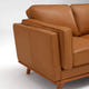 Thane Brown Genuine Leather Sofa (87")