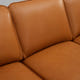 Thane Brown Genuine Leather Sofa (87")