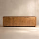 Elowen Oak Curved Media Console (72'')