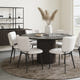 Modern Upholstered Dining Chairs (Set of 2)