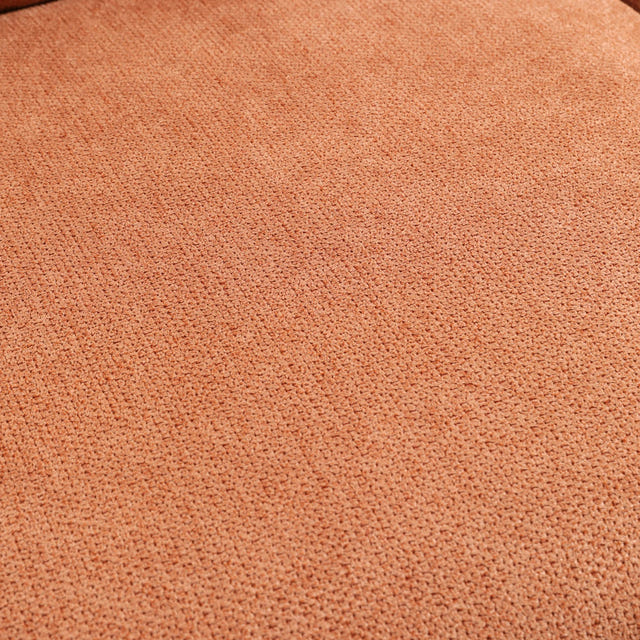 Vora Orange Chenille Modern Sofa (86'')