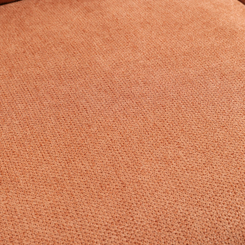 Vora Orange Chenille Modern Sofa (86'')