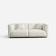 Celia White Chenille Modern Sofa (91'')