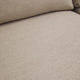 Arden Oatmeal Cotton & Linen Sofa with Ottoman (101")