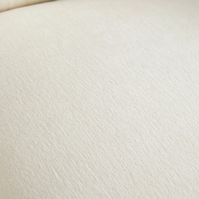 Celia White Chenille Modern Sofa (91'')