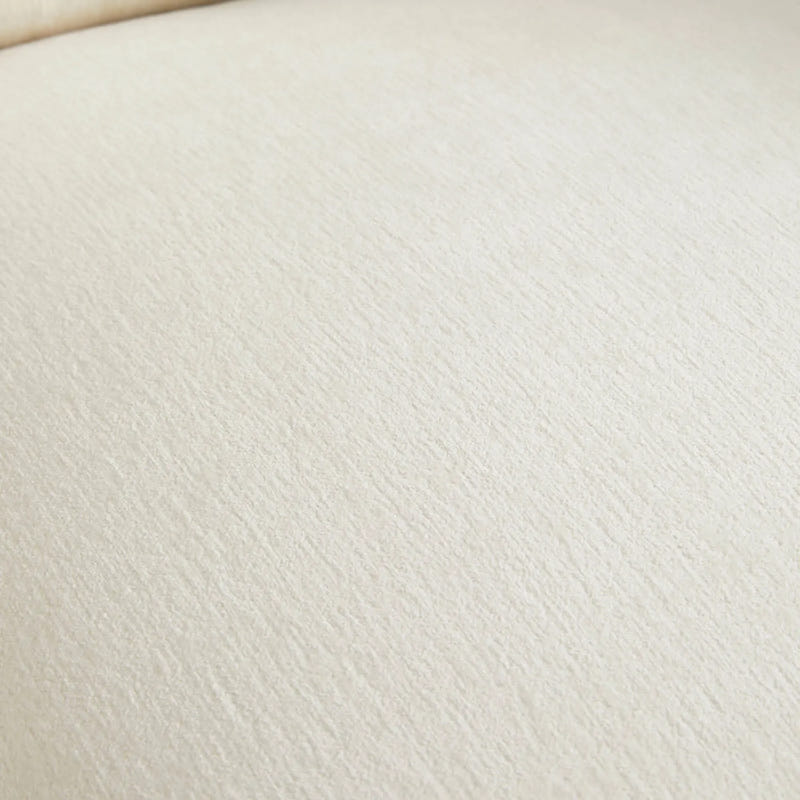 Celia White Chenille Modern Sofa (91'')
