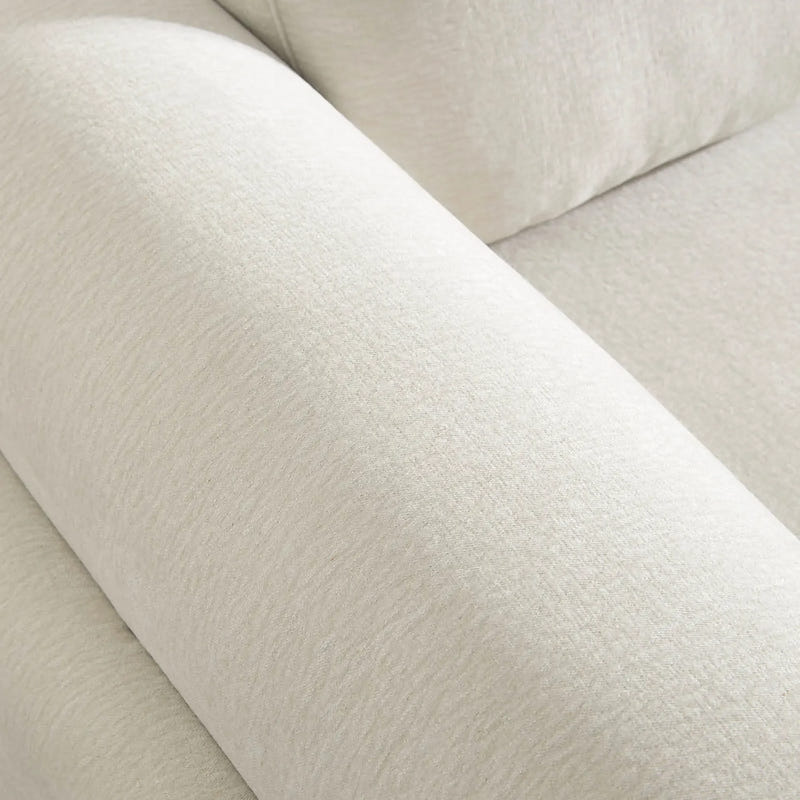 Darcy Gray Cotton & Linen Sofa (89")