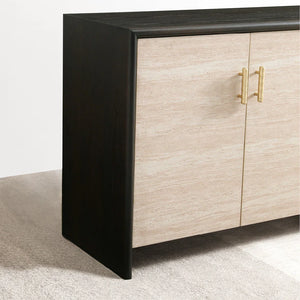Merano Travertine-Inspired Sideboard (72")