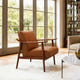 Nestor Genuine Leather Accent Chair