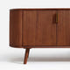 Esmond Fluted Oval Media Console (78")