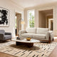 Darcy Gray Cotton & Linen Sofa (89")