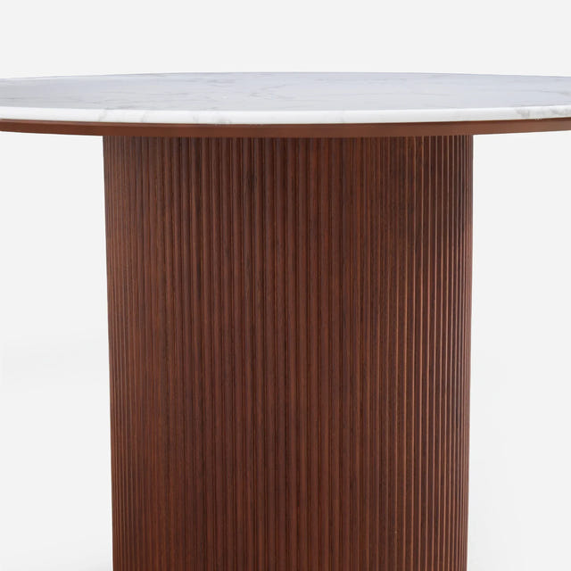 Esmond Fluted Round Dining Table (47")