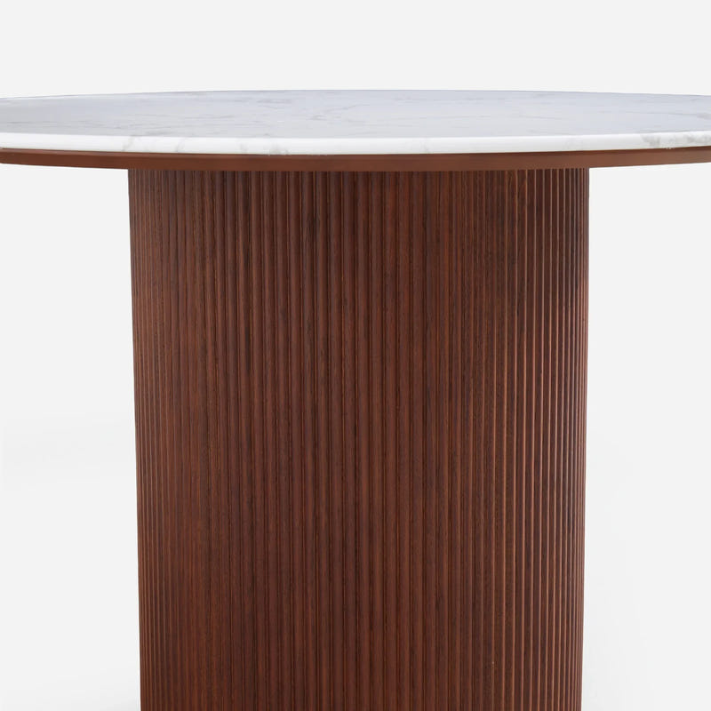 Esmond Fluted Round Dining Table (47")