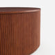 Esmond Fluted Round Lift-Top Coffee Table (35")