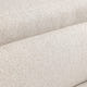 Covan White Cotton & Linen Curved Sofa (104'')