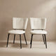 Modern Upholstered Dining Chairs (Set of 2)