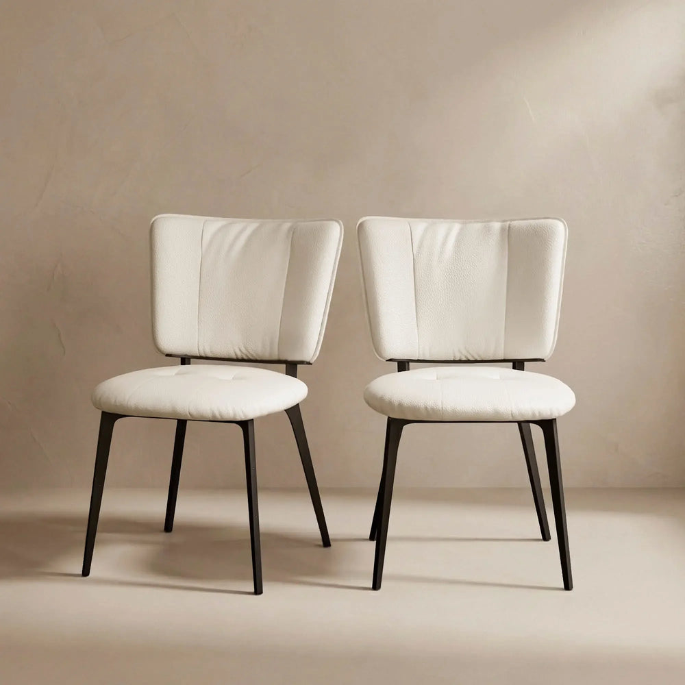 Modern Upholstered Dining Chairs (Set of 2)