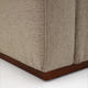 Arden Oatmeal Cotton & Linen Sofa with Ottoman (101")