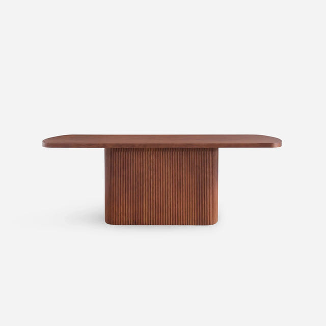 Esmond Fluted Rectangle Dining Table (84")