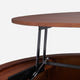 Esmond Fluted Round Lift-Top Coffee Table (35")