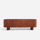 Esmond Walnut Fluted Media Console (84")