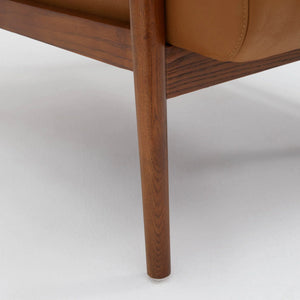 Nestor Genuine Leather Accent Chair