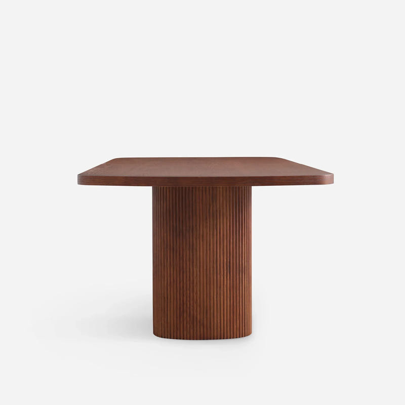 Esmond Fluted Rectangle Dining Table (84")