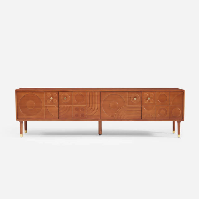 Athena Carved Media Console (79")