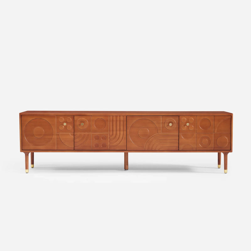 Athena Carved Media Console (79")