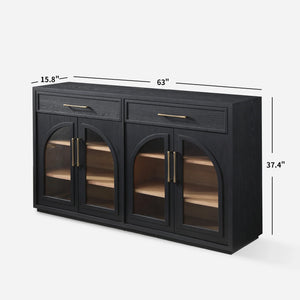 Artemis Two-Tone Arched Sideboard (63")