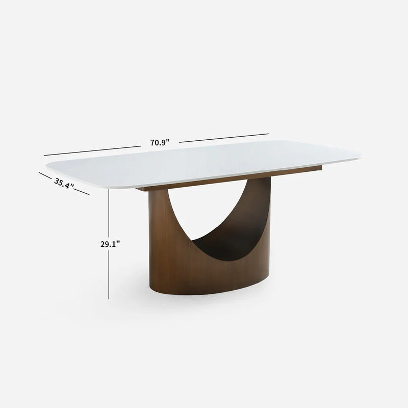 Arcstone Rectangle Dining Table (71'')