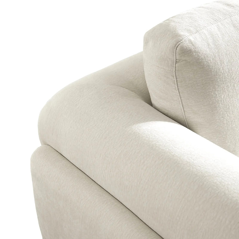 Darcy Gray Cotton & Linen Sofa (89")