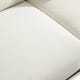 Cirrus White Velvet 3-Seater Sofa (84")
