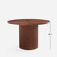 Esmond Fluted Round Dining Table (47")