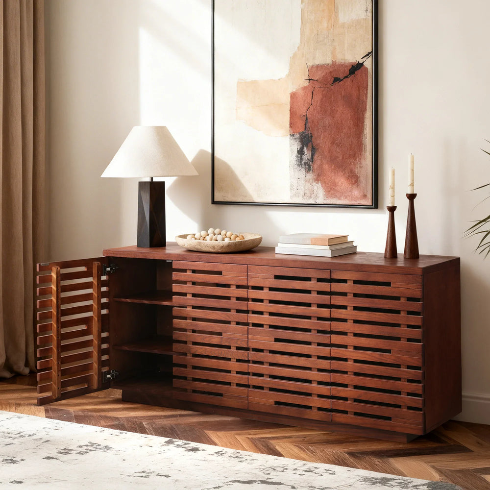 Elara Slatted Sideboard (72")