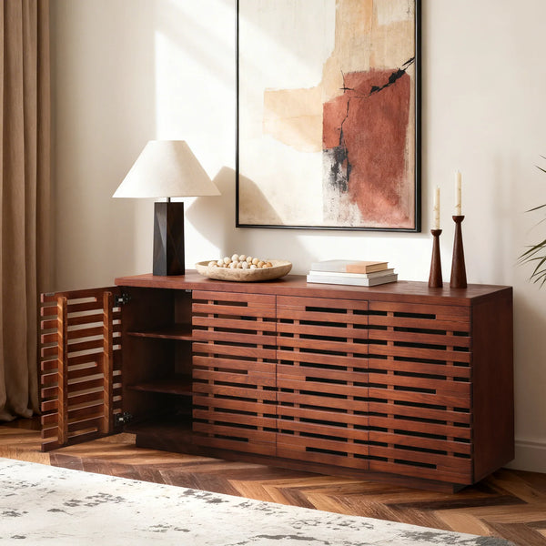 Elara Slatted Sideboard (72")