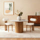 Esmond Fluted Round Dining Table (47")