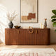 Esmond Fluted Oval Media Console (70")