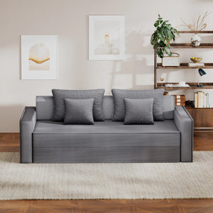 Snooly Convertible Corduroy Sofa Bed (82'')