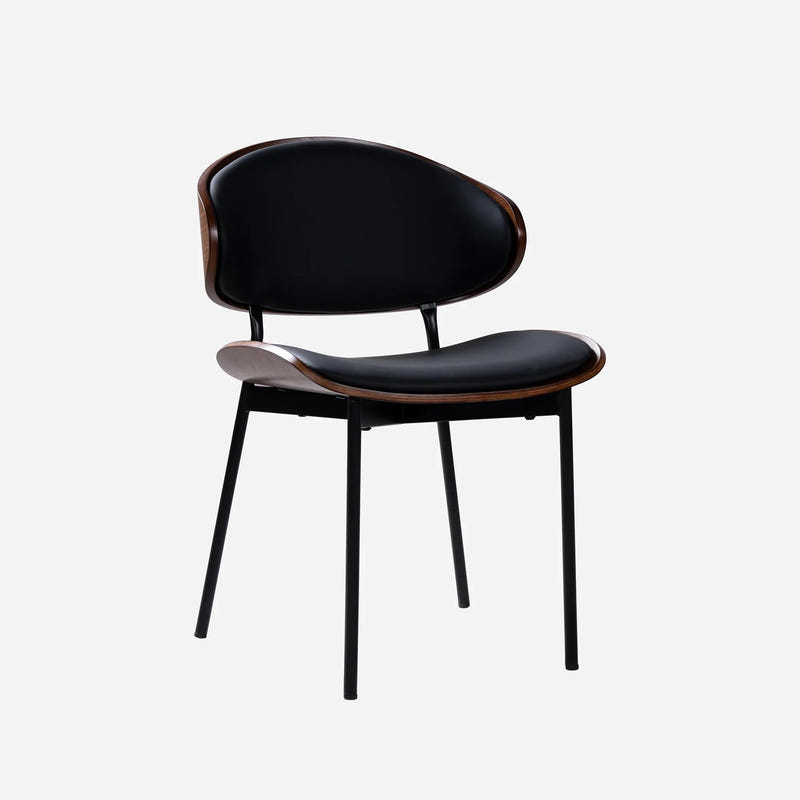 Helios Leather Dining Chairs (Set of 2)