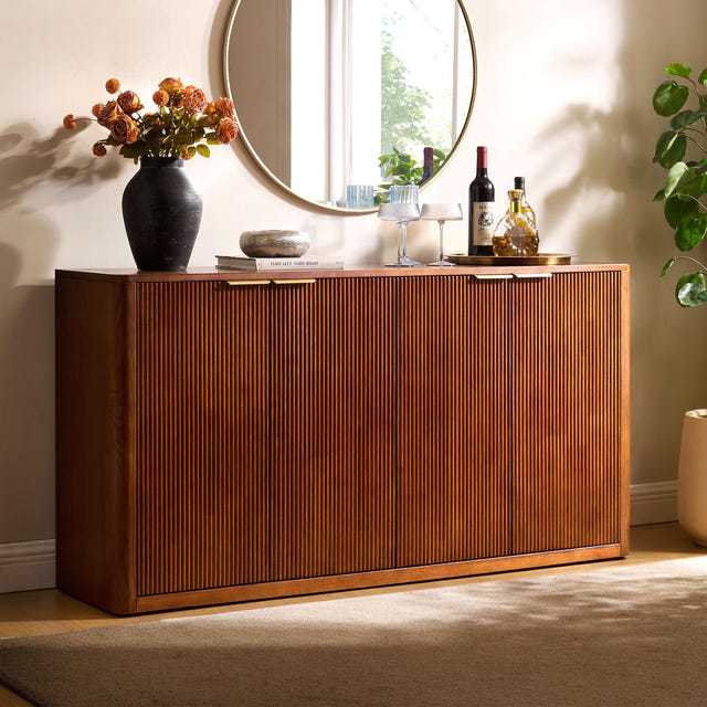 Calenor Fluted Rectangular Sideboard (60'')