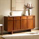 Kalen Ash Wood Geometric Sideboard (63'')
