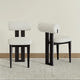Woce Bouclé Dining Chair (Set of 2)