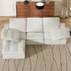 Swofy 3-Seater Chenille Sectional L-Shaped (118'')
