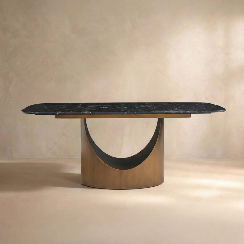 Arcstone Rectangle Dining Table (71'')