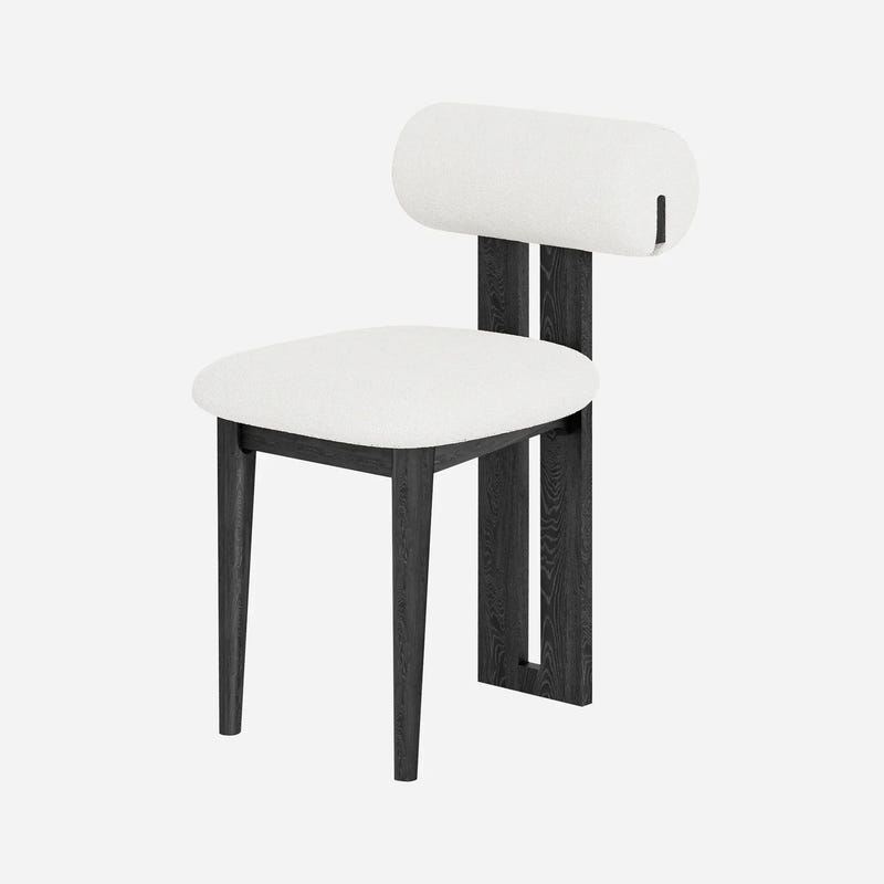 Woce Bouclé Dining Chair (Set of 2)