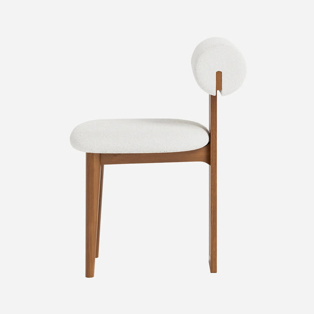 Woce Bouclé Dining Chair (Set of 2)